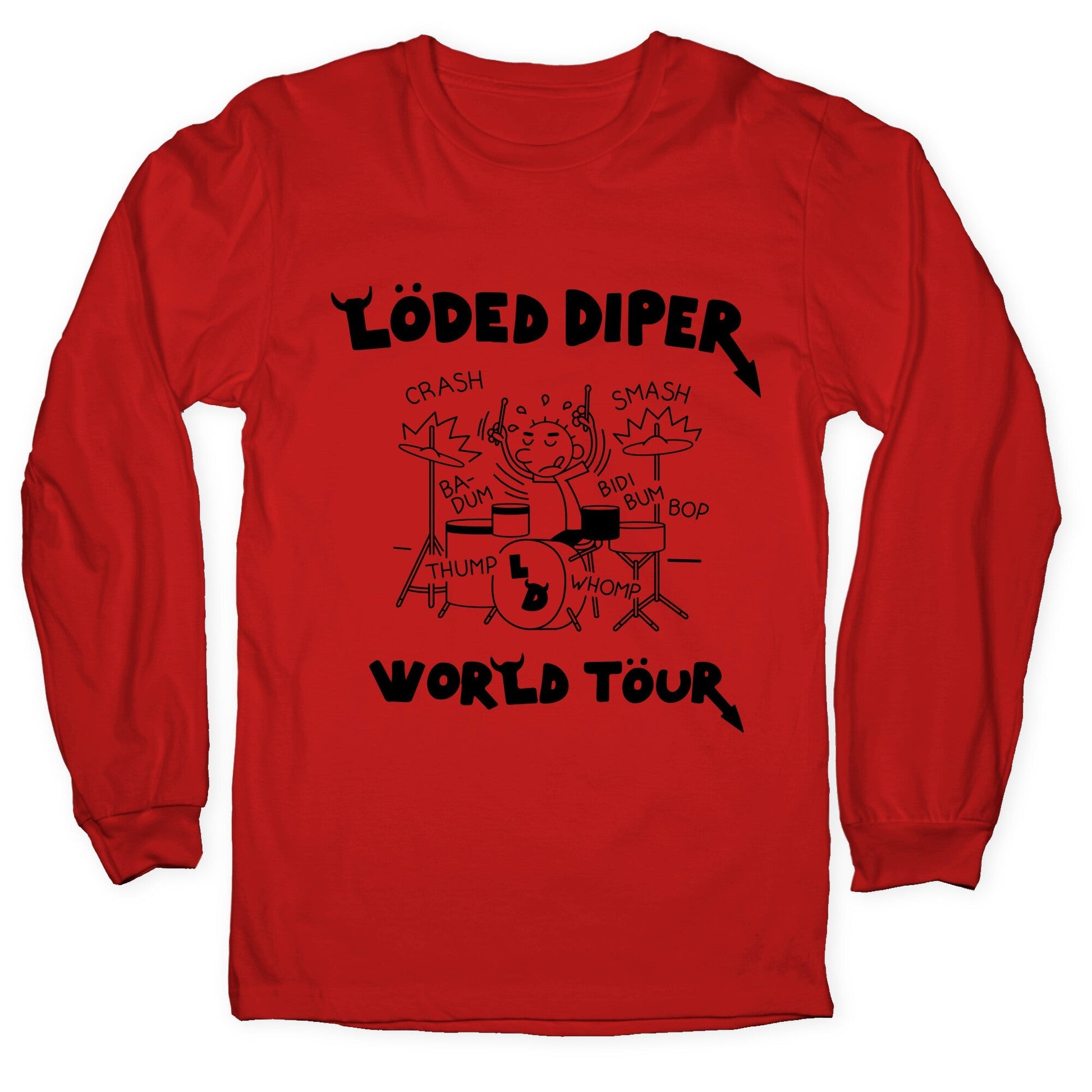 Loded Diper World Tour Longsleeve Tee