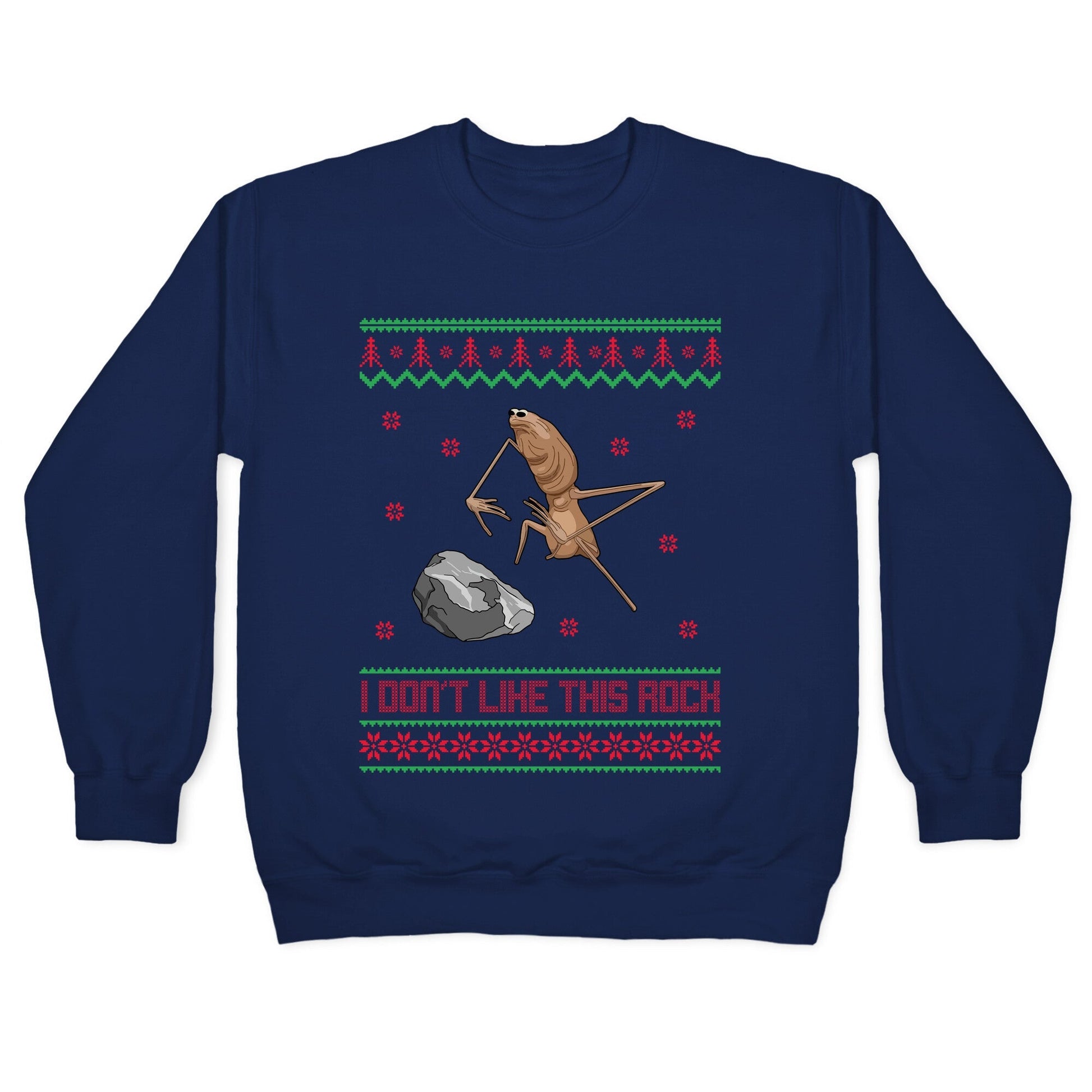 Marcus I Dont Like This Rock Crewneck Sweatshirt