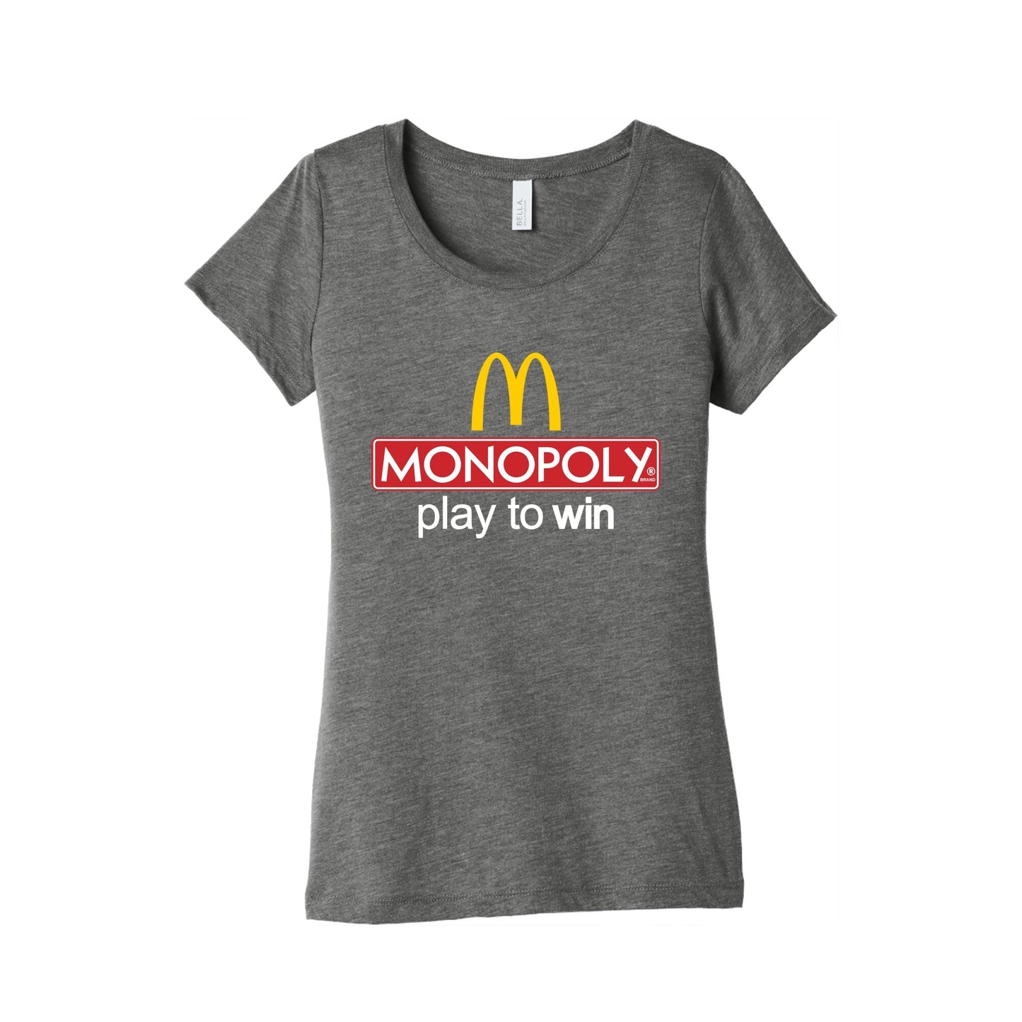 McDonalds Monopoly  Womens Triblend Tee
