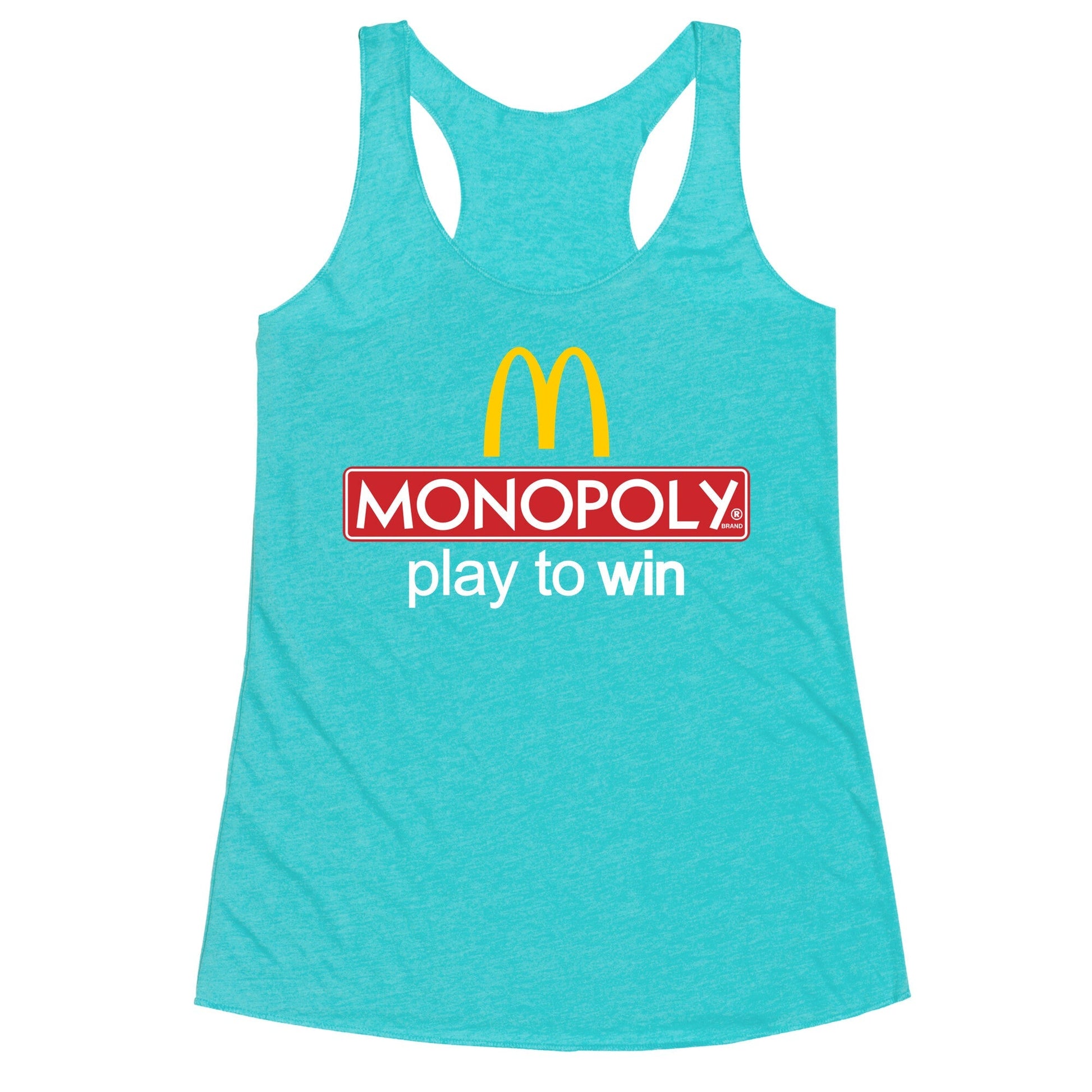 McDonalds Monopoly  Racerback Tank
