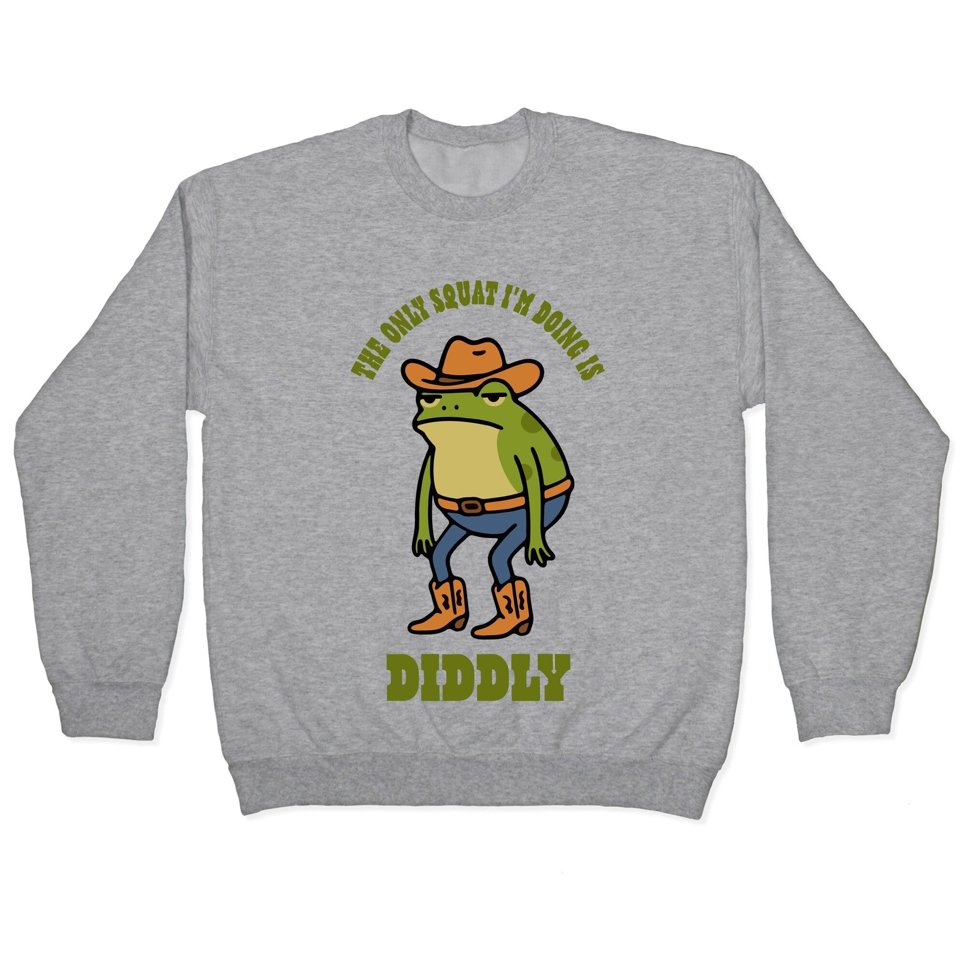 Diddly Squat Frog Crewneck Sweatshirt