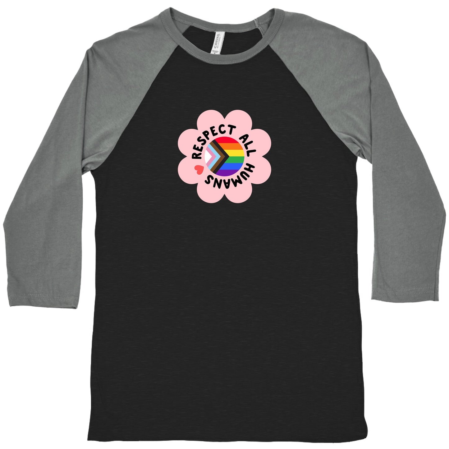 Respect All Humans Baseball Tee