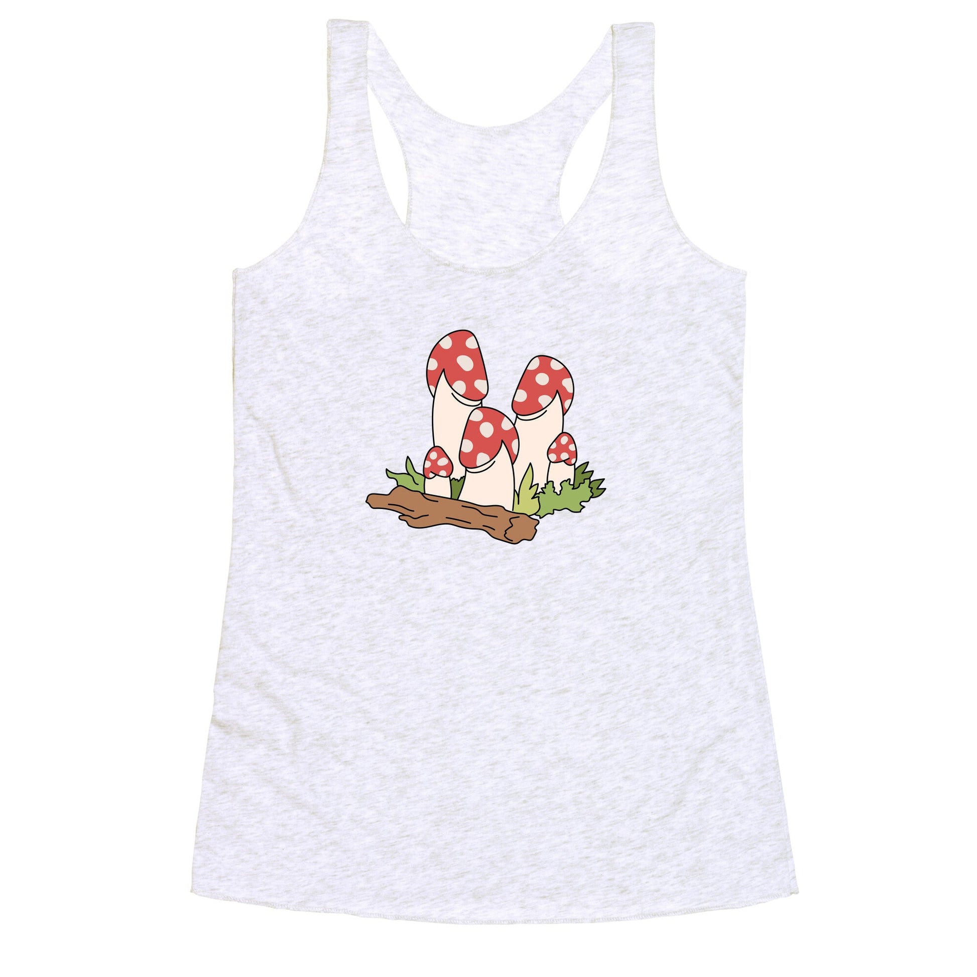 Mushroom Peens Racerback Tank