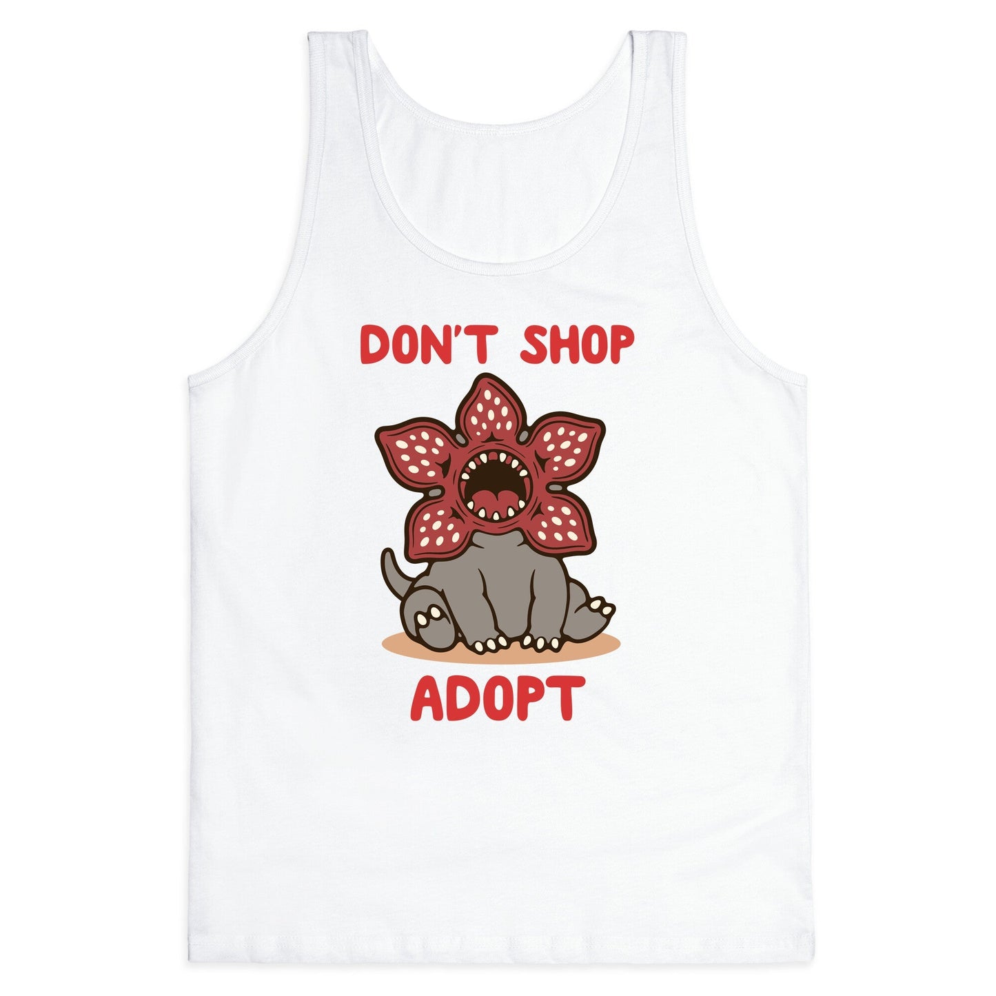 Dont Shop Adopt Demogorgon Tank Top