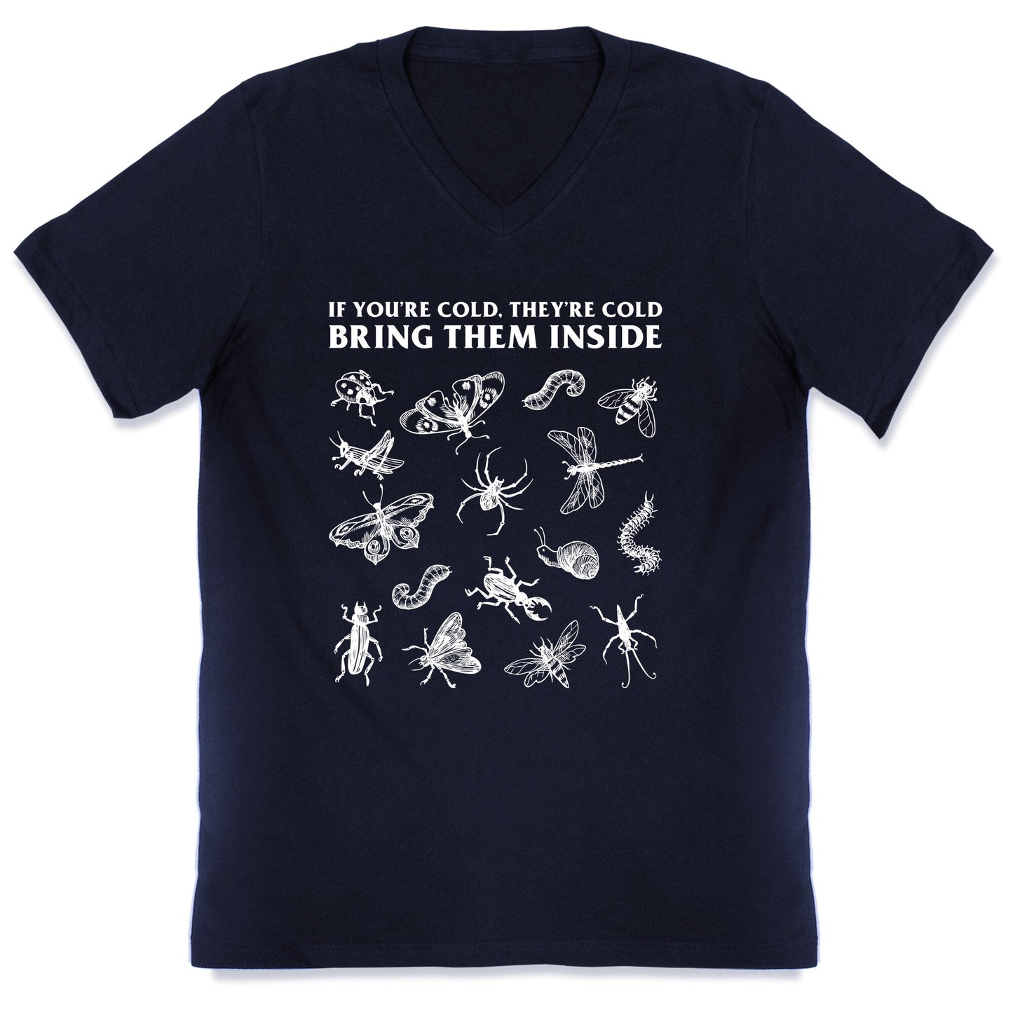 Bring Them Bugs Inside V-Neck