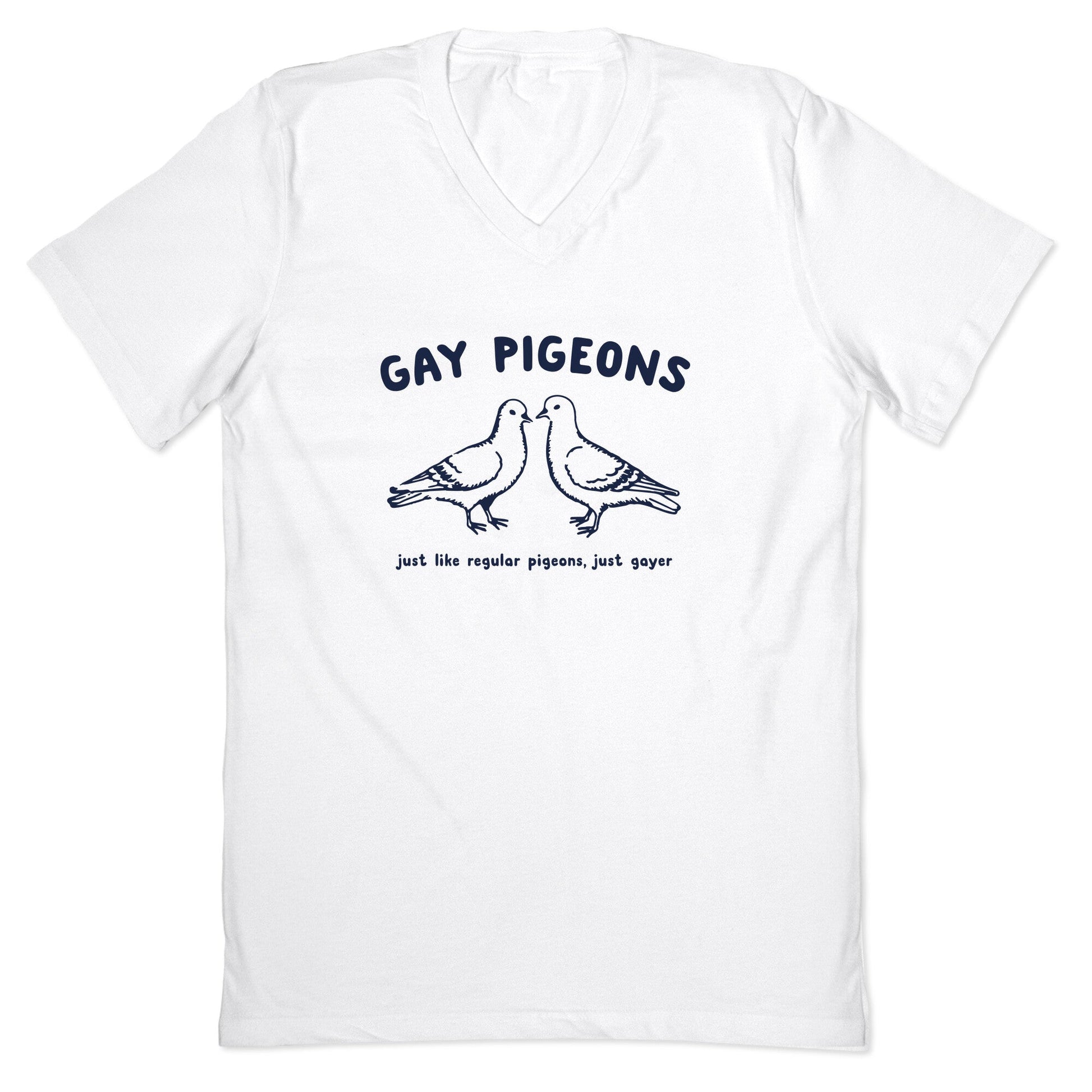 Gay Pigeons V-Neck