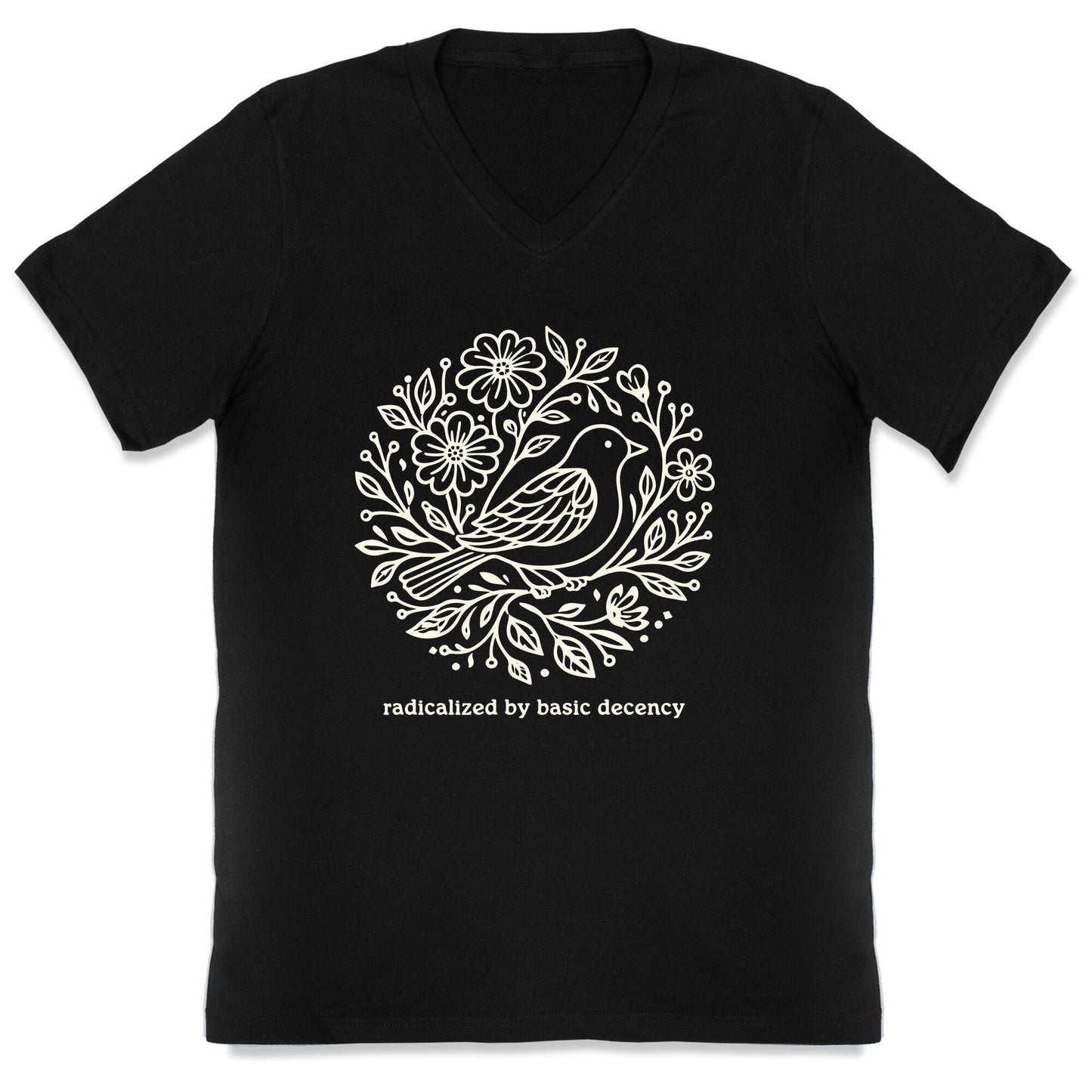 Radicalized By Basic Decency V-Neck