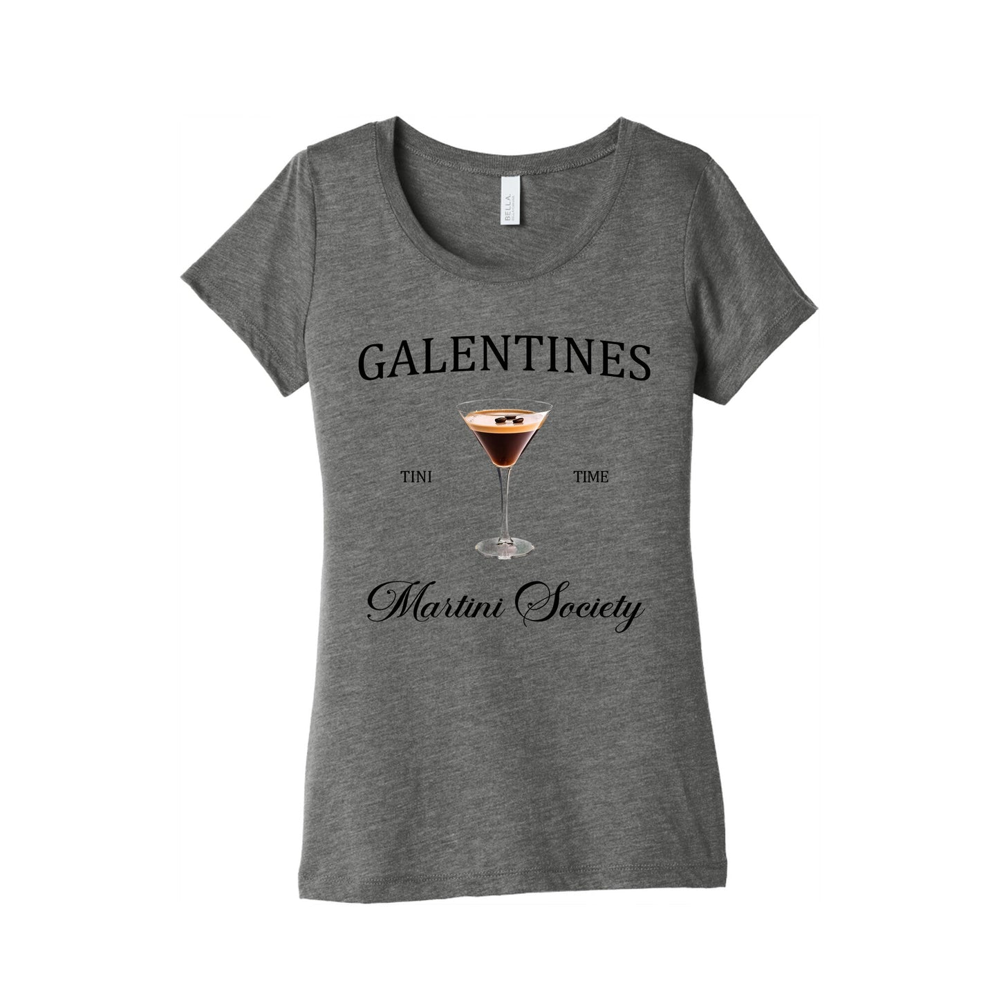 Galentines Tini Time Womens Triblend Tee
