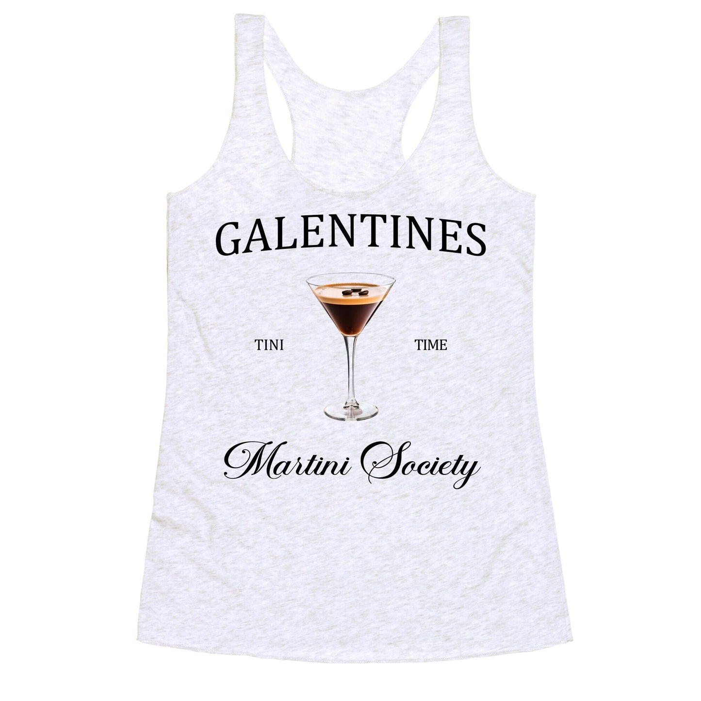 Galentines Tini Time Racerback Tank