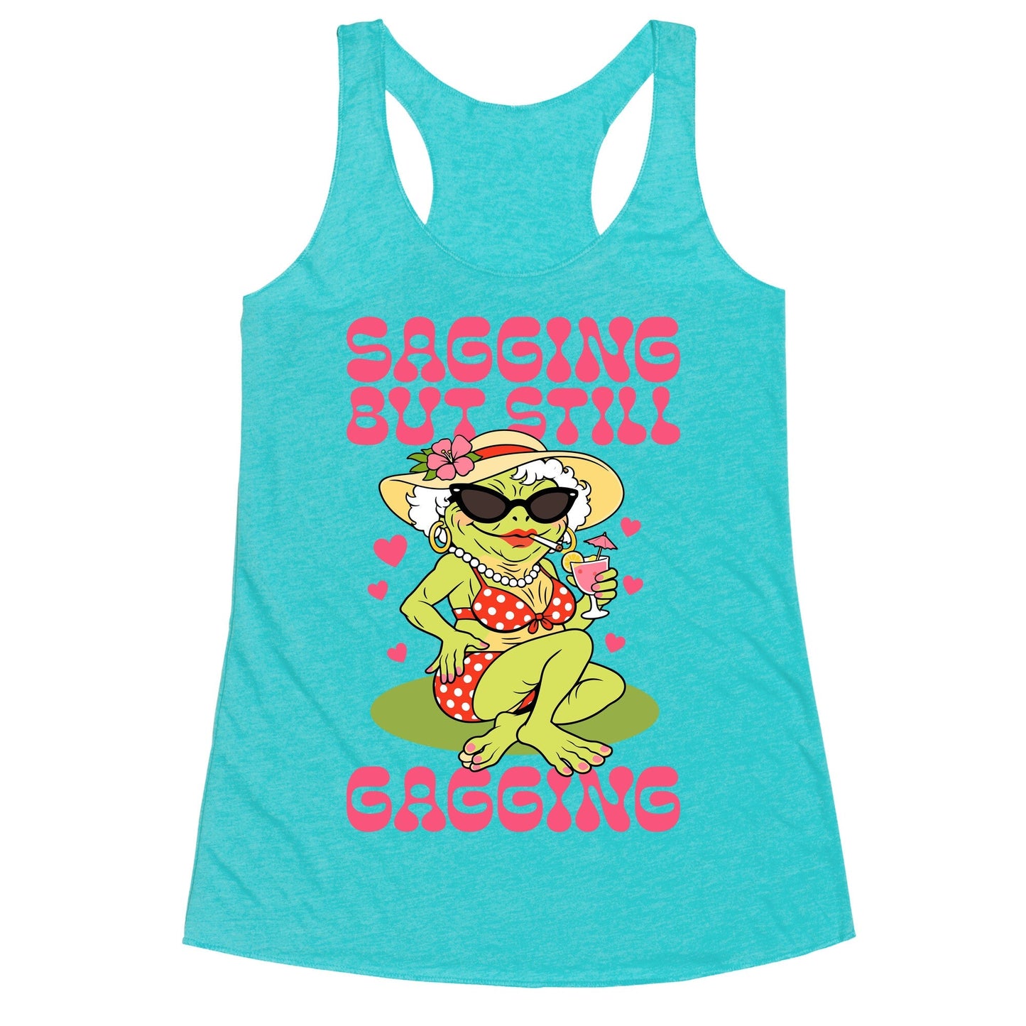 Sagging But Still Gagging Racerback Tank