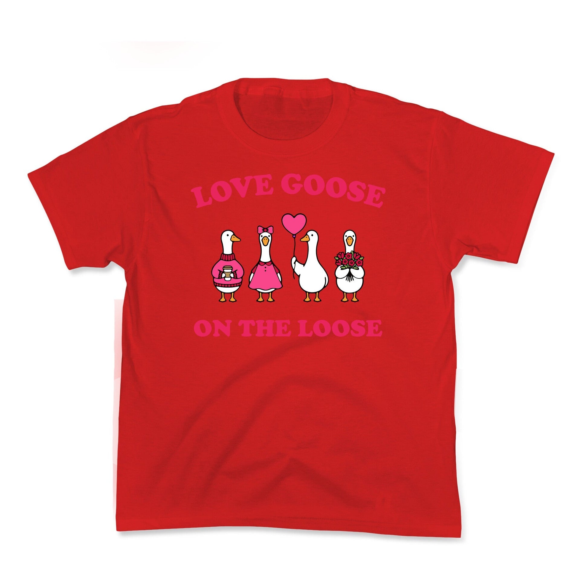Love Goose On The Loose Kids Tee