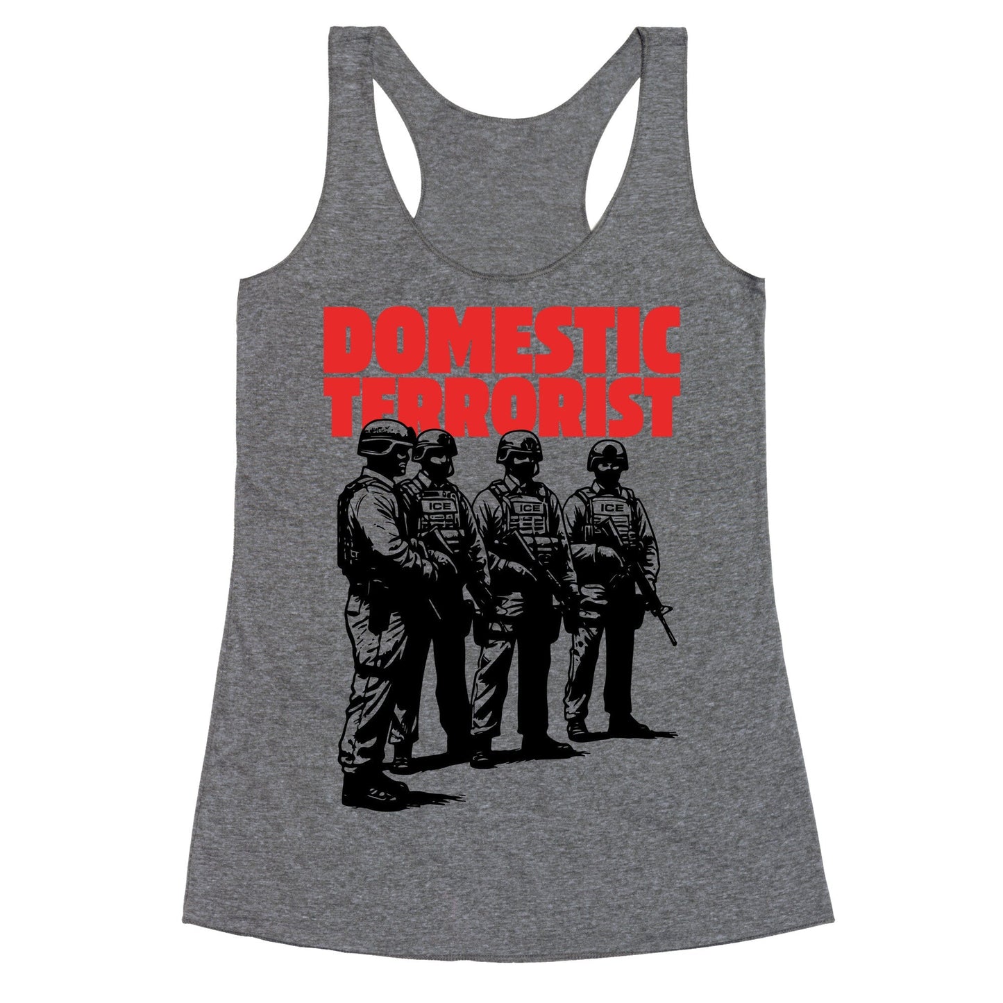 Domestic Terrorist Racerback Tank