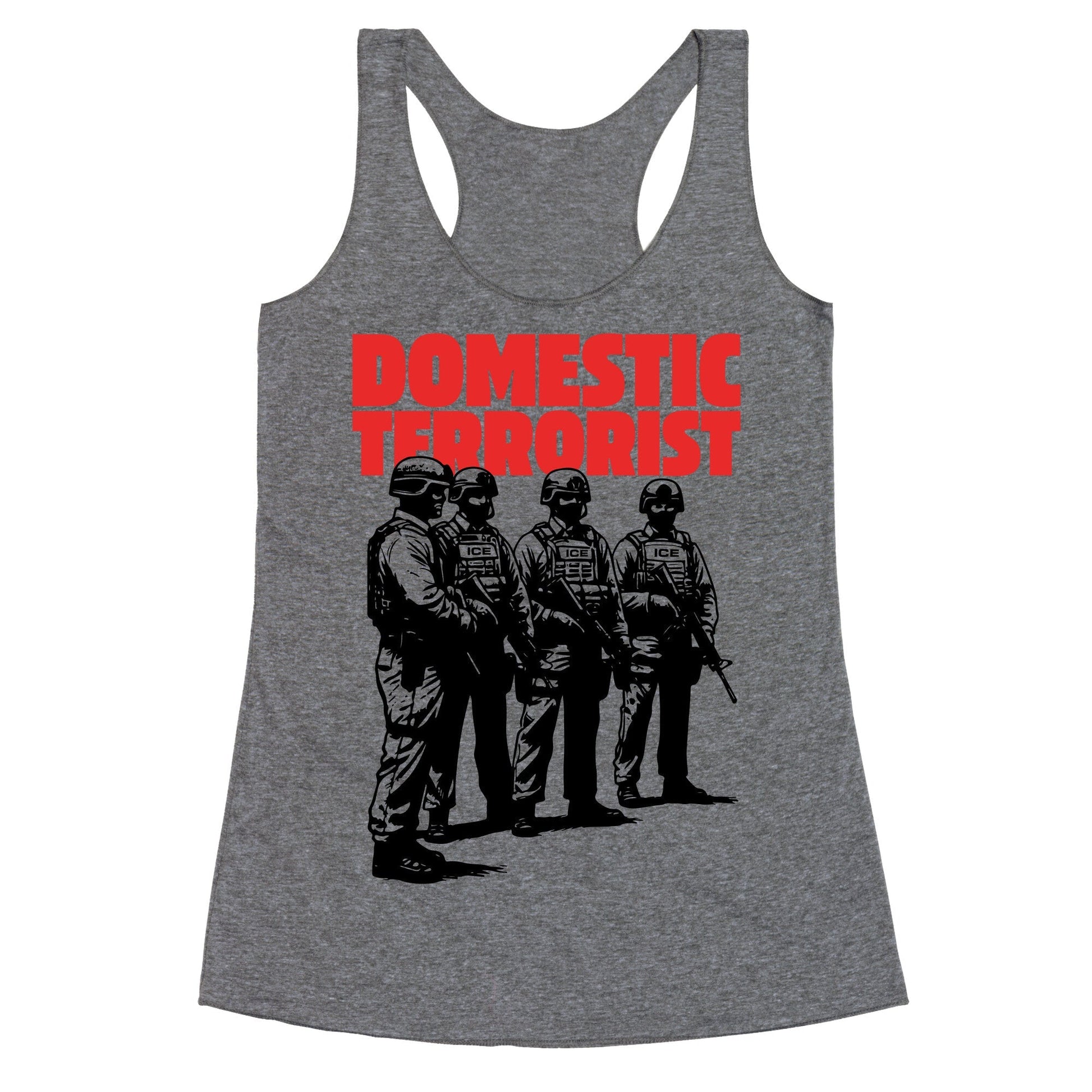 Domestic Terrorist Racerback Tank