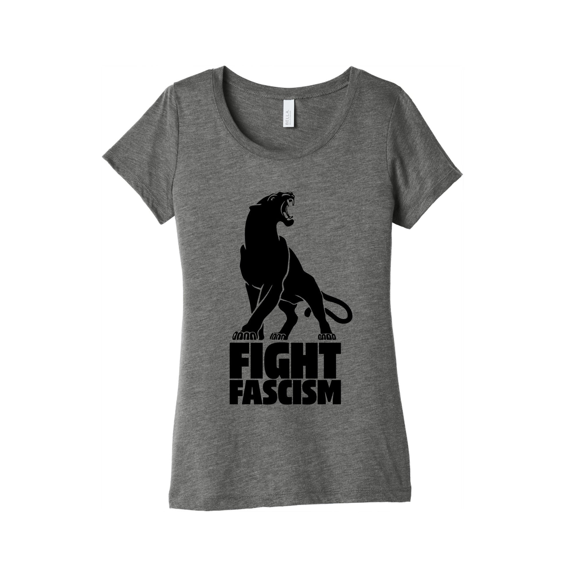 Fight Fascism Womens Triblend Tee