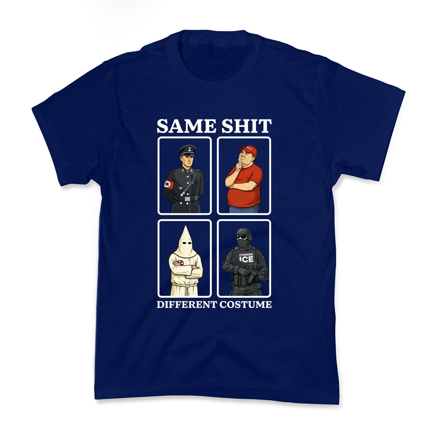 Same Shit Different Costume Kids Tee