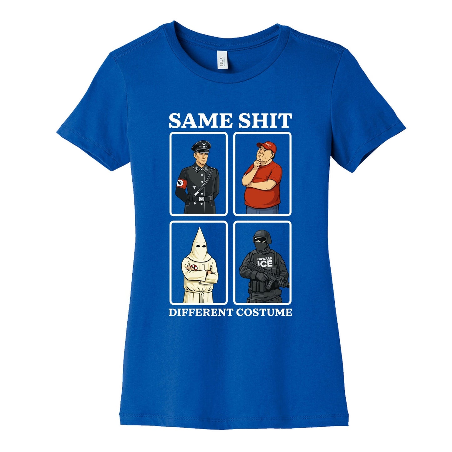 Same Shit Different Costume Womens Cotton Tee