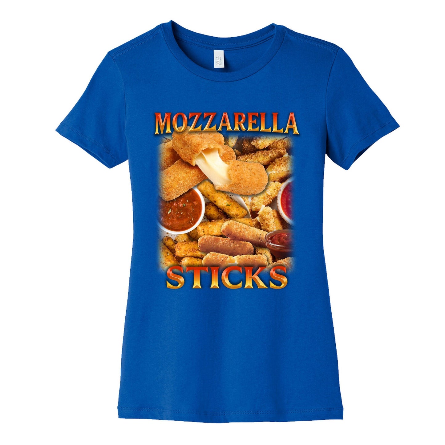 Mozzarella Sticks Womens Cotton Tee
