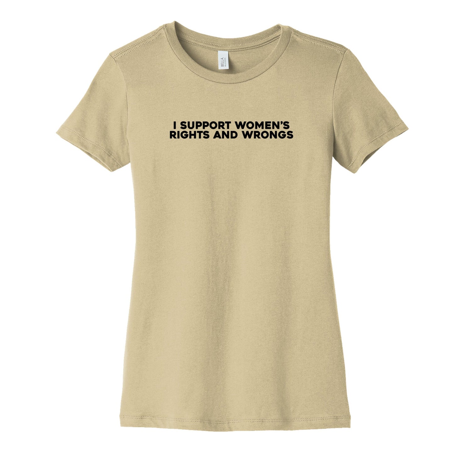 Womens Rights And Wrongs Womens Cotton Tee