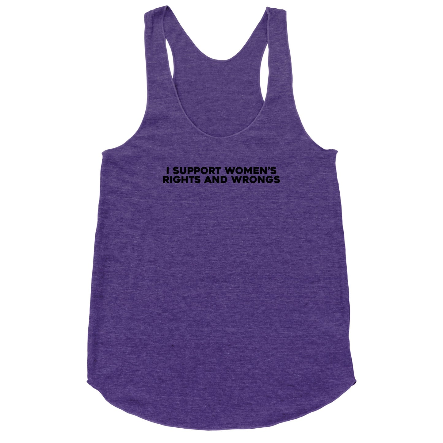 Womens Rights And Wrongs Racerback Tank