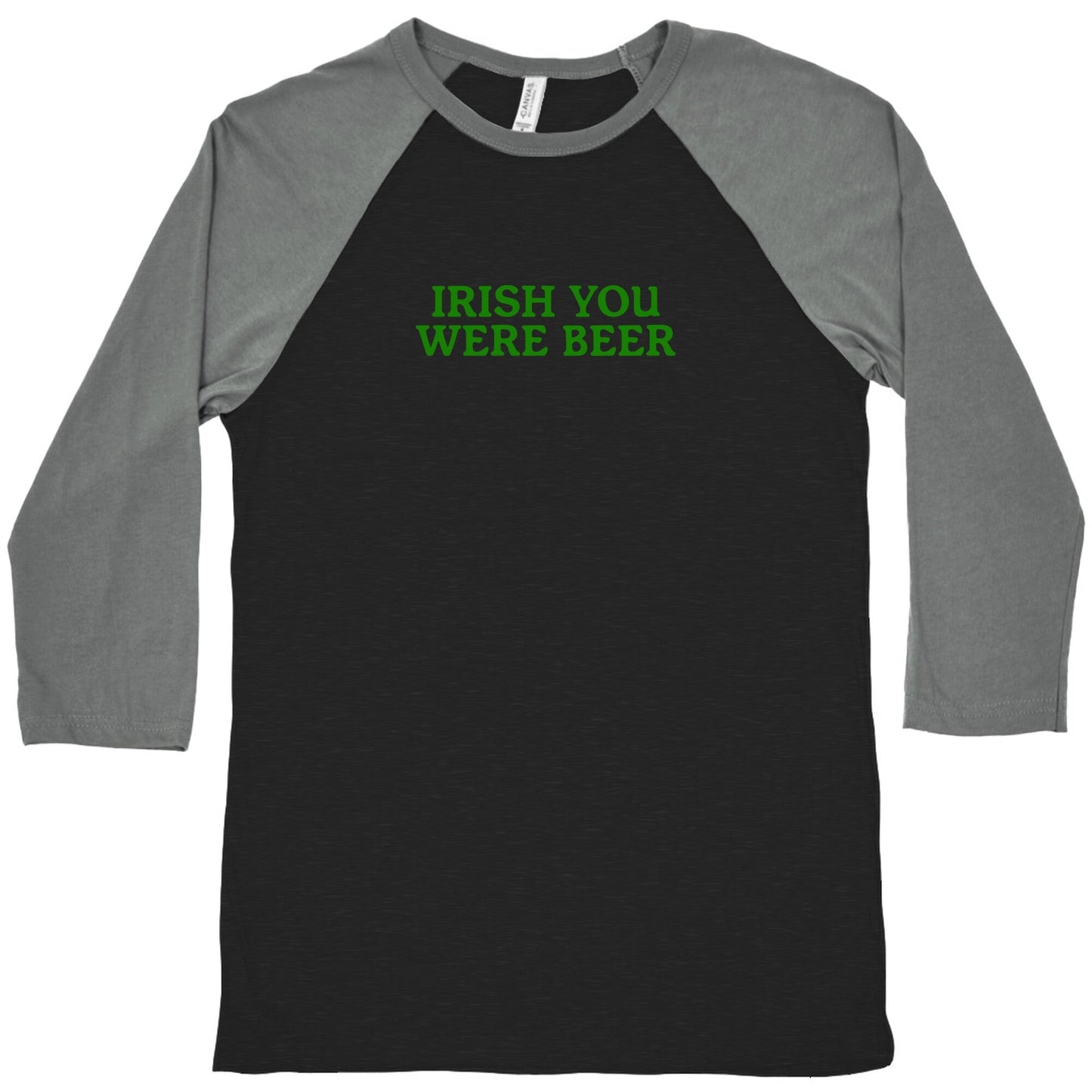 Irish You Were Beer Baseball Tee