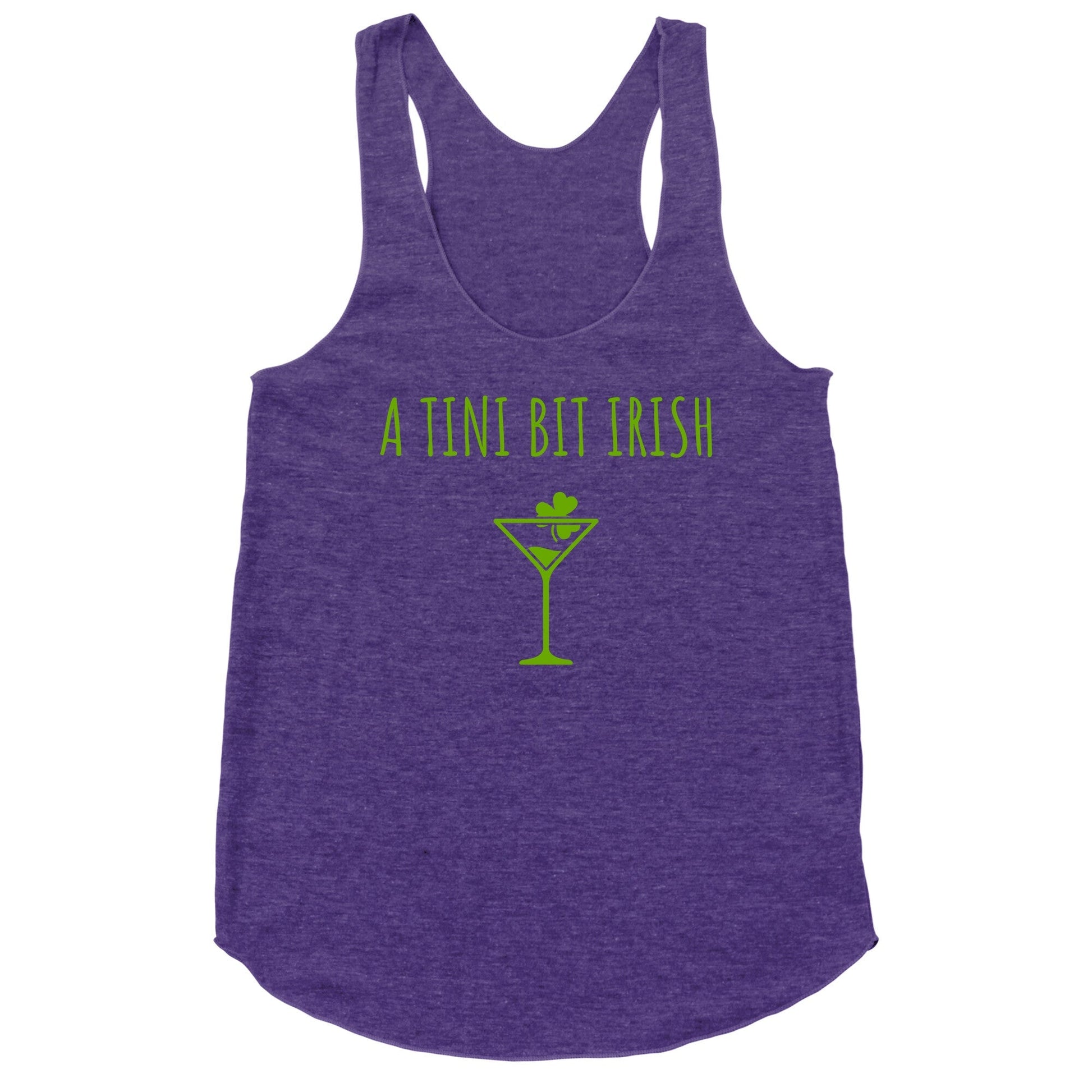 A Tini Bit Irish Racerback Tank