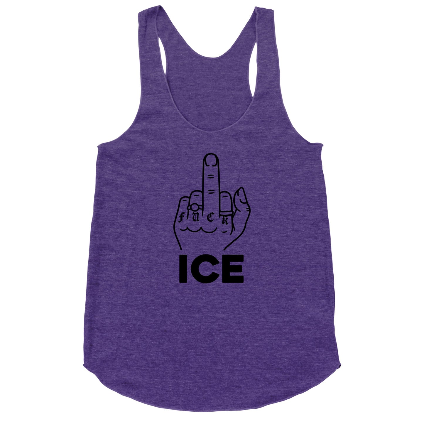 Fuck ICE Racerback Tank