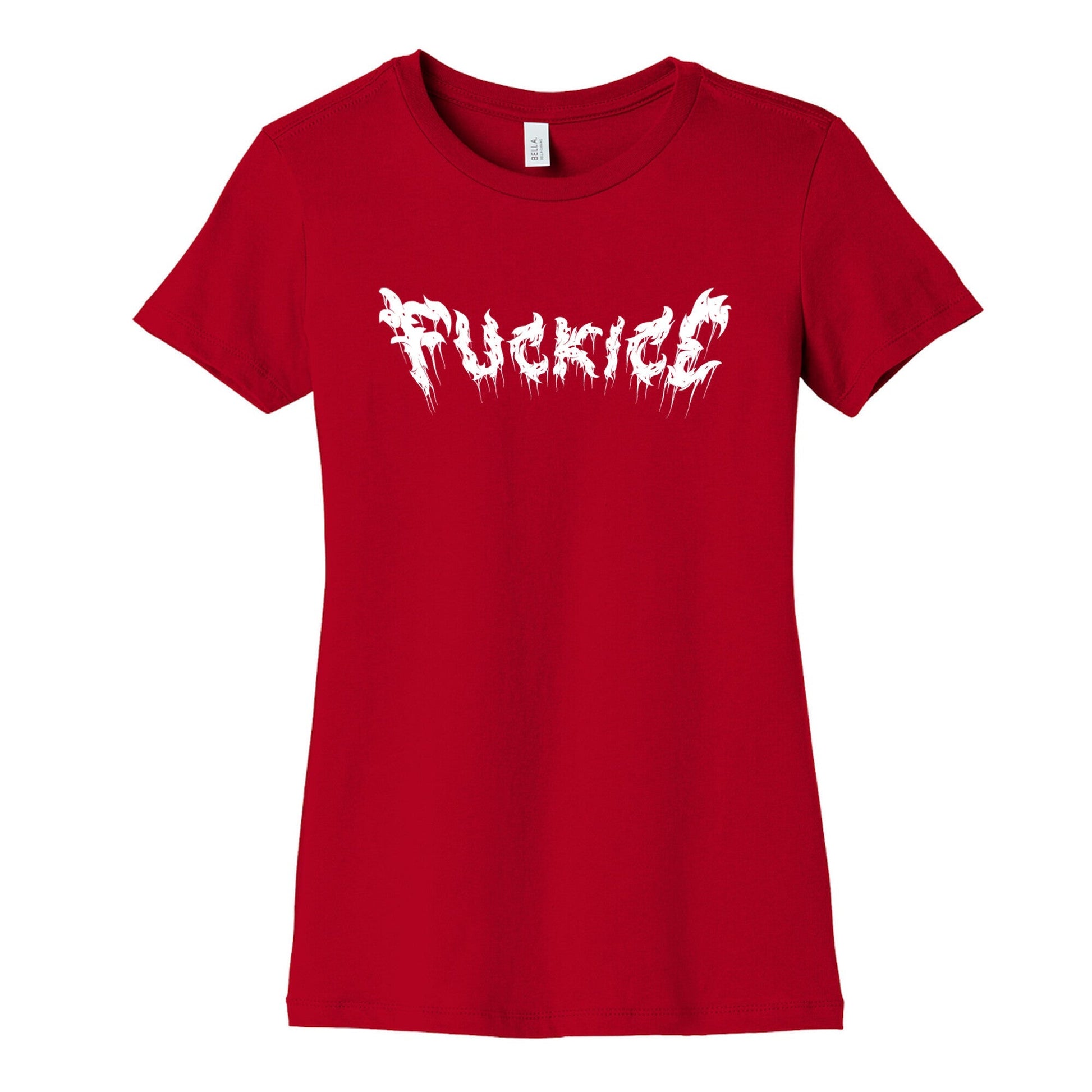 Fuck ICE Metal Logo Womens Cotton Tee