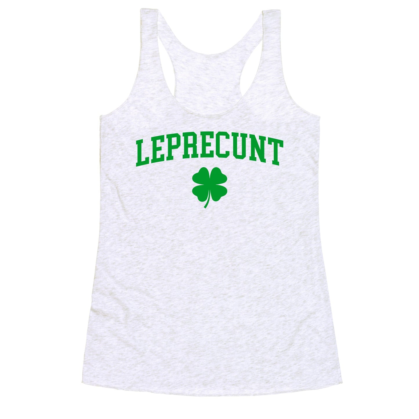 Leprecunt Racerback Tank