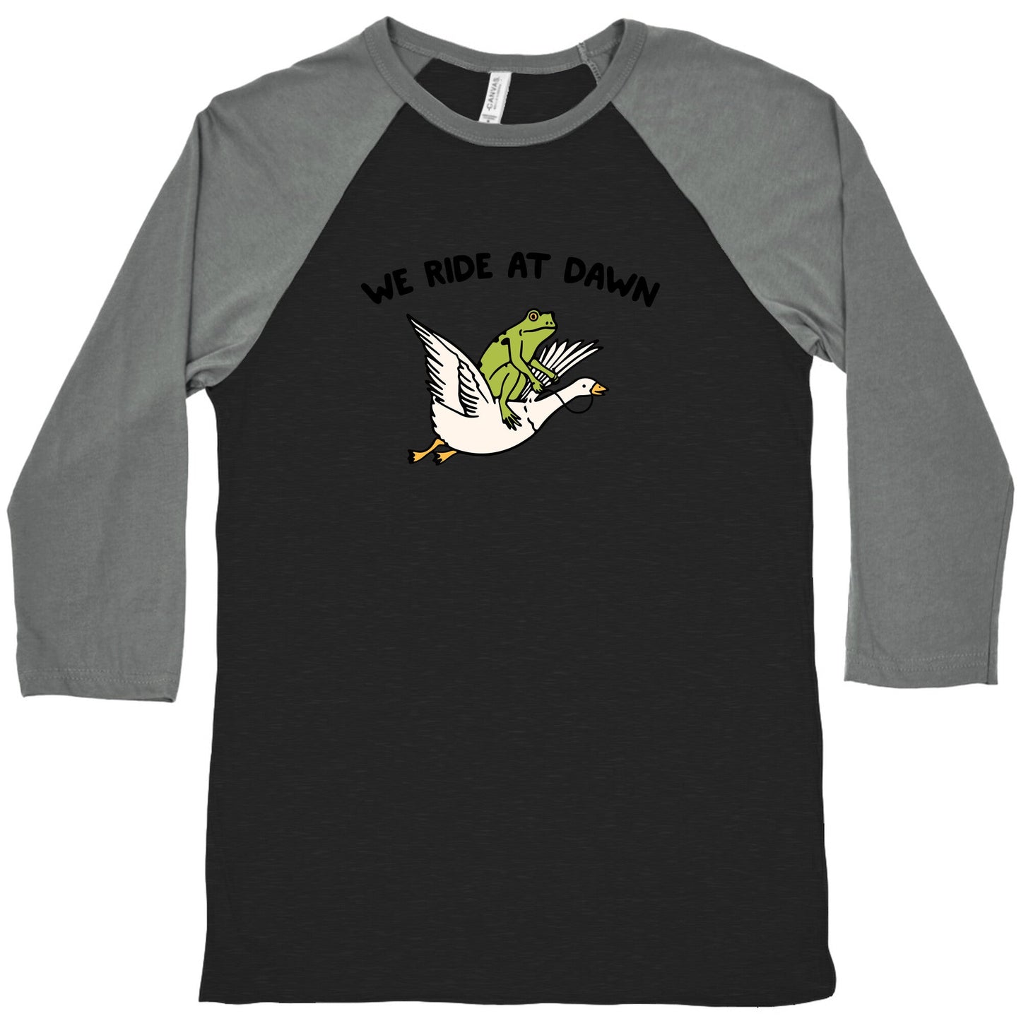 We Ride At Dawn Baseball Tee