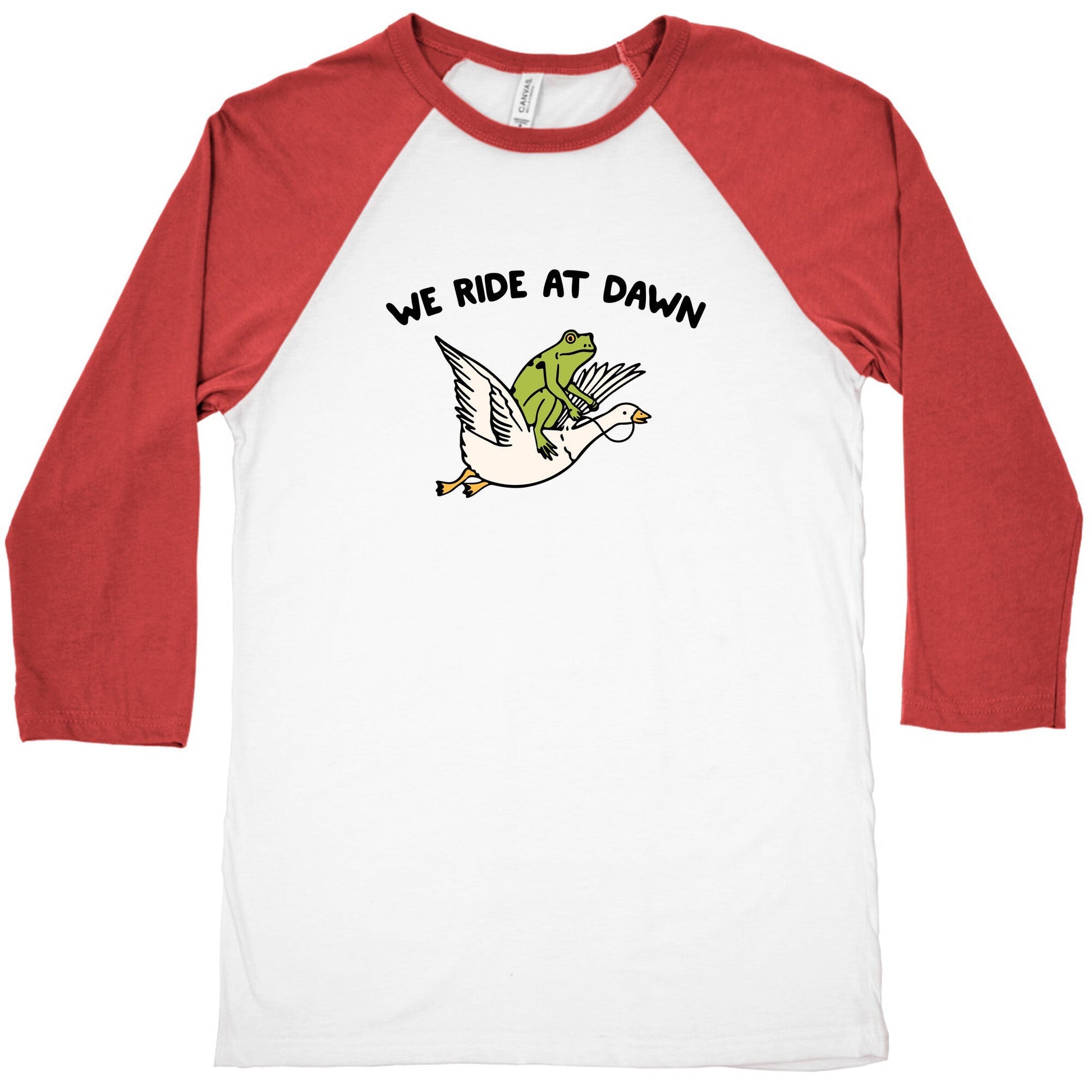 We Ride At Dawn Baseball Tee