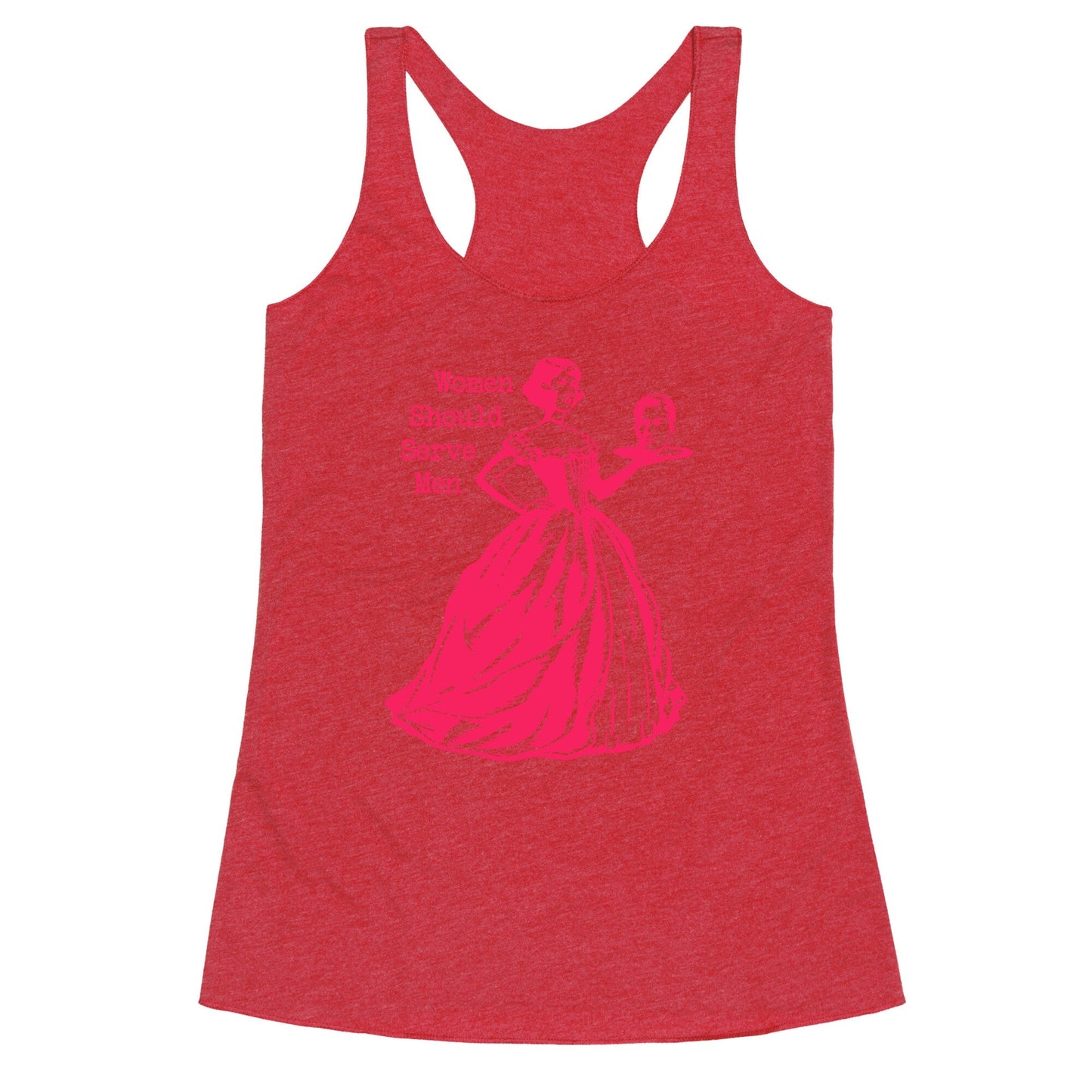 Women Should Serve Men Racerback Tank