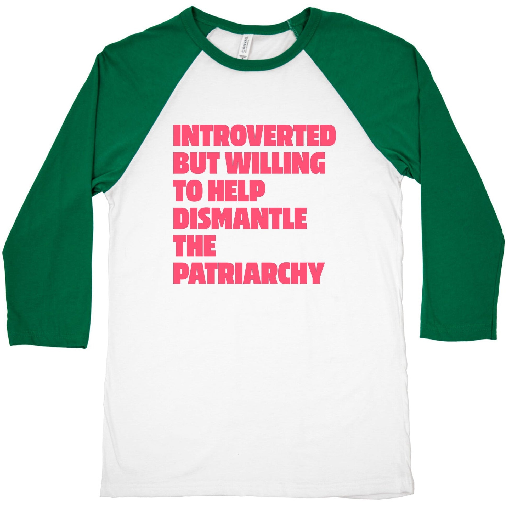 Introverted Baseball Tee