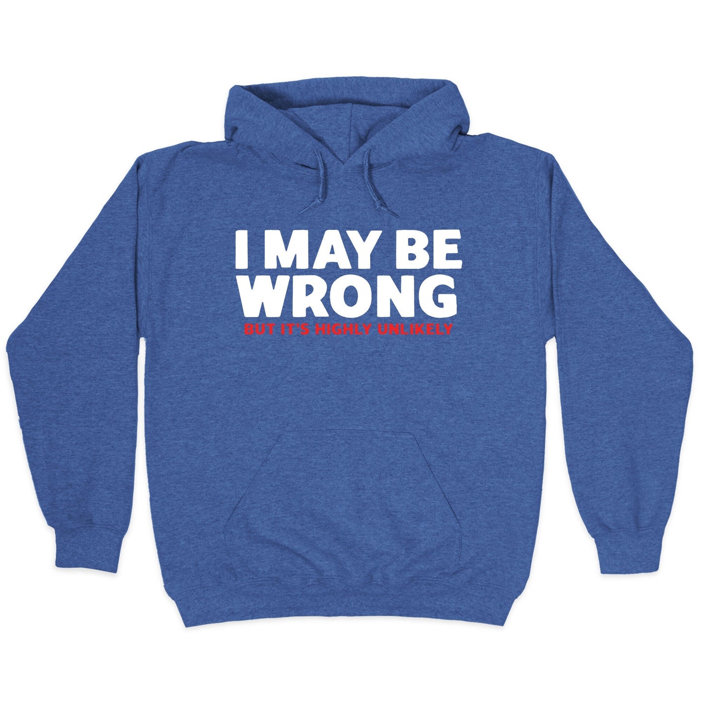 I May Be Wrong Hoodie