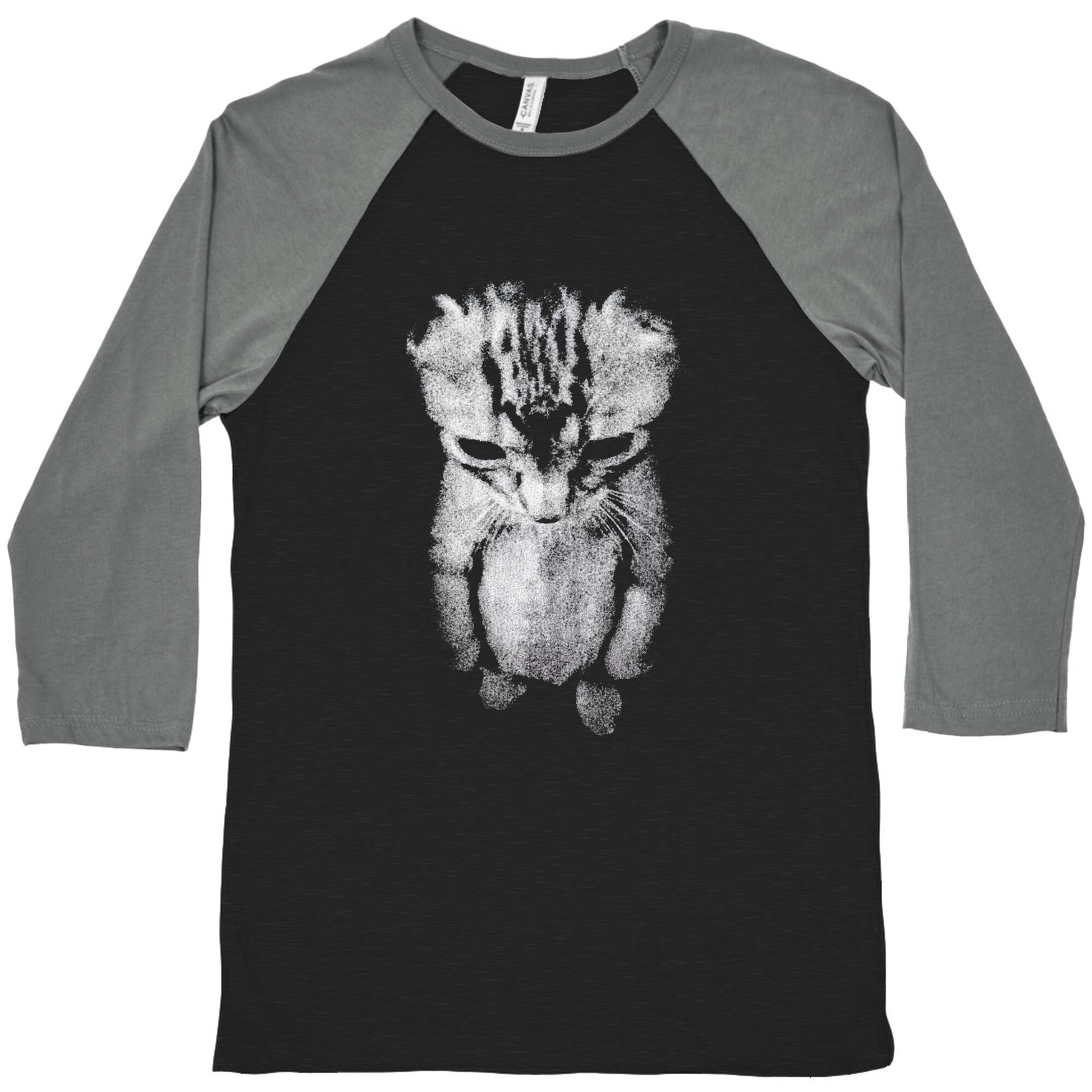 Sad Little Cat Baseball Tee