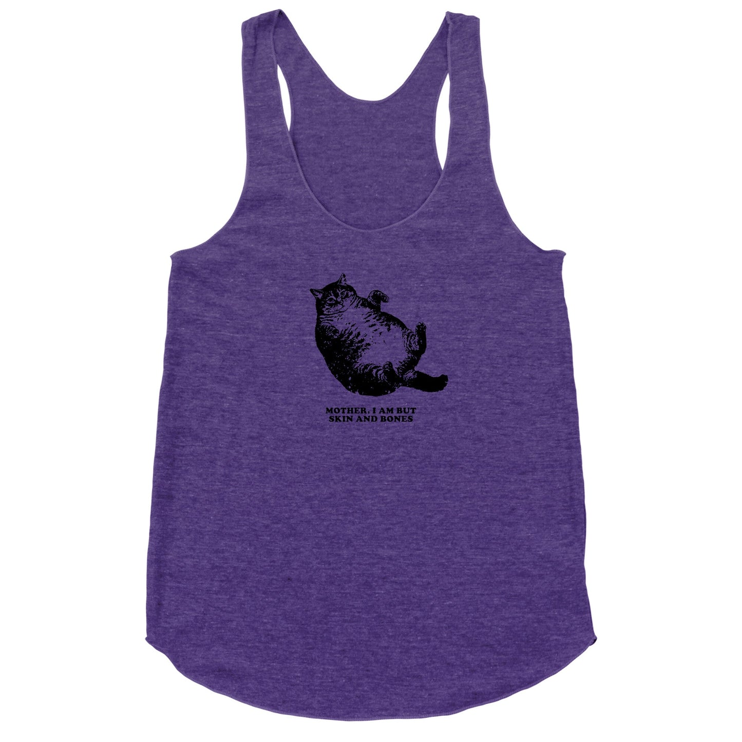 I Am But Skin And Bones Racerback Tank