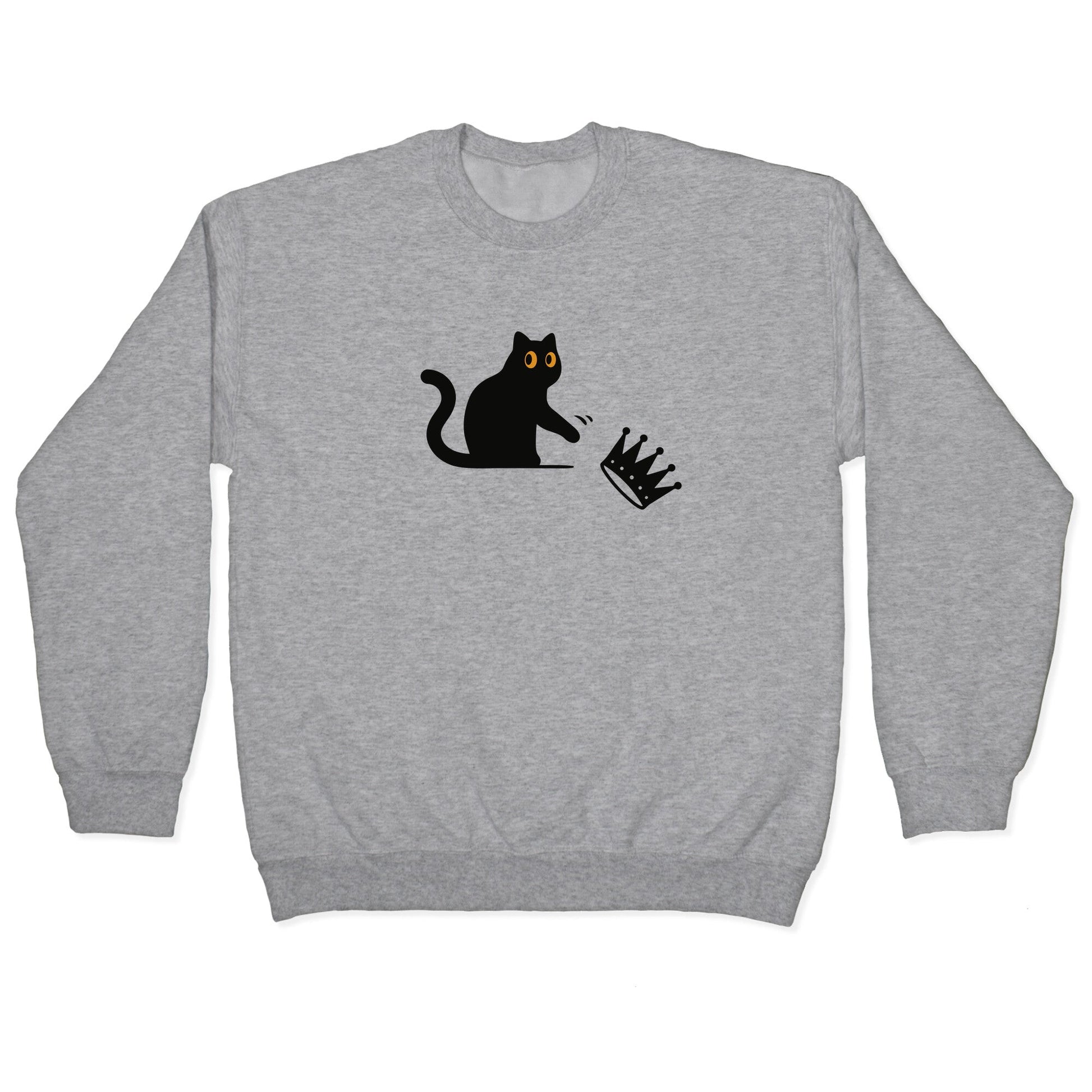 No Kings Cat Crewneck Sweatshirt