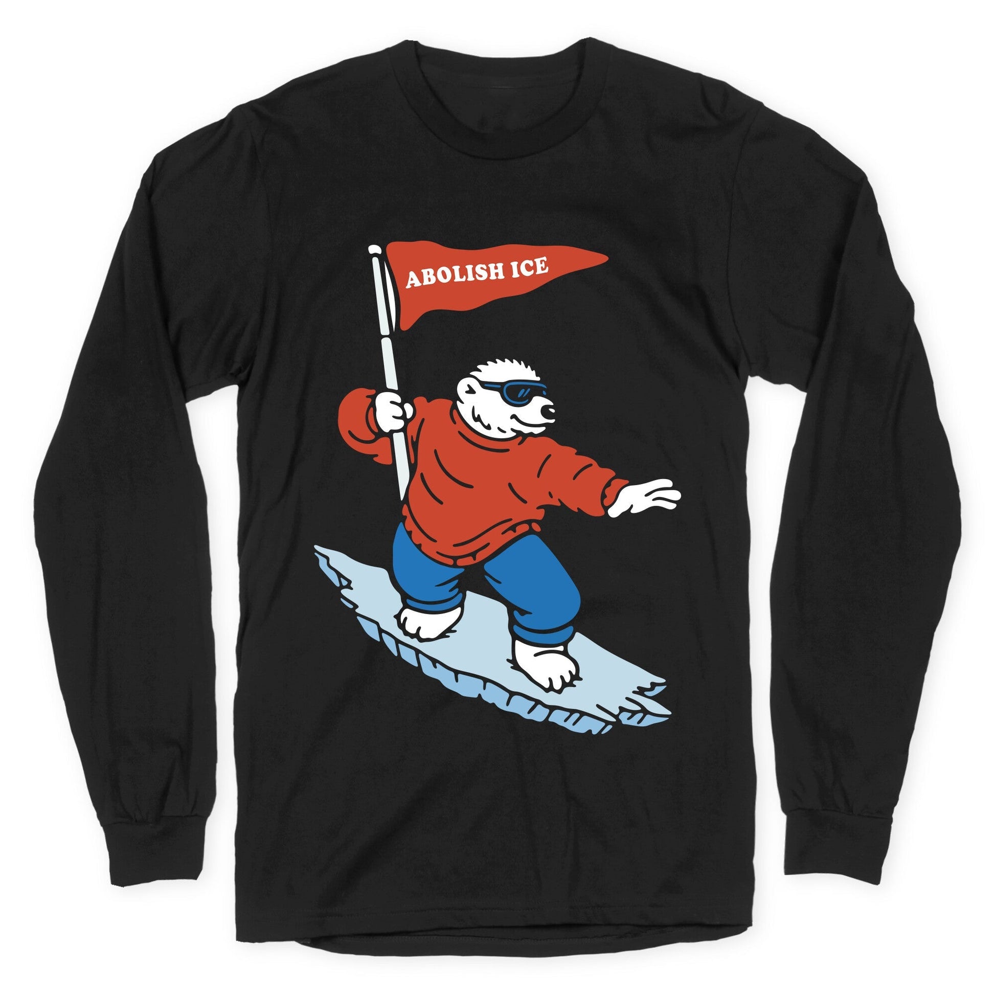 Abolish ICE Bear Longsleeve Tee