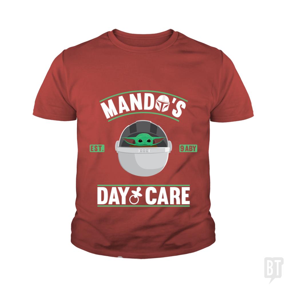 Mando's Day Care Kids Shirt