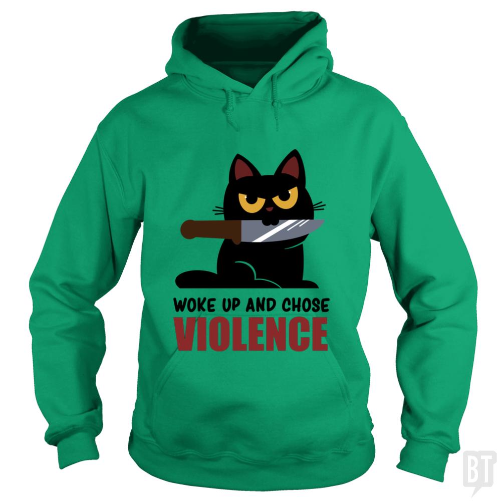 Violent Cat Hoodie