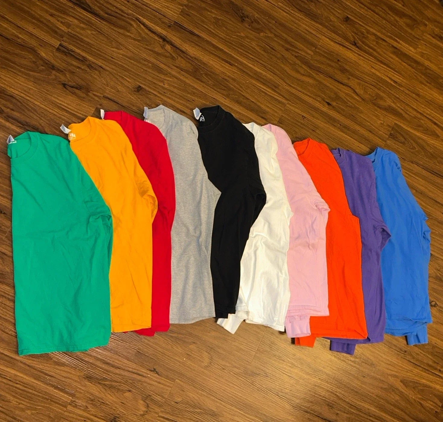 Joes USA Mens Crew Neck Long Sleeve T-Shirt