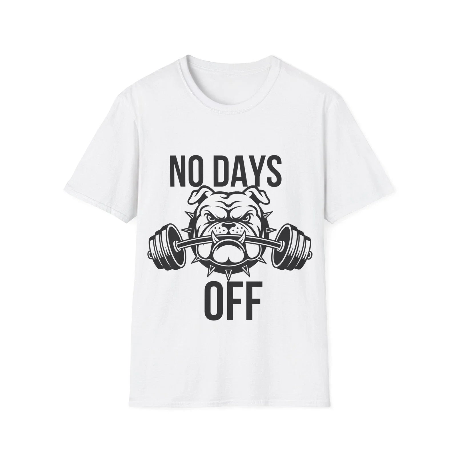 Bulldog Gym T-Shirt Weightlifting Fitness Graphic Beast Mode Tee