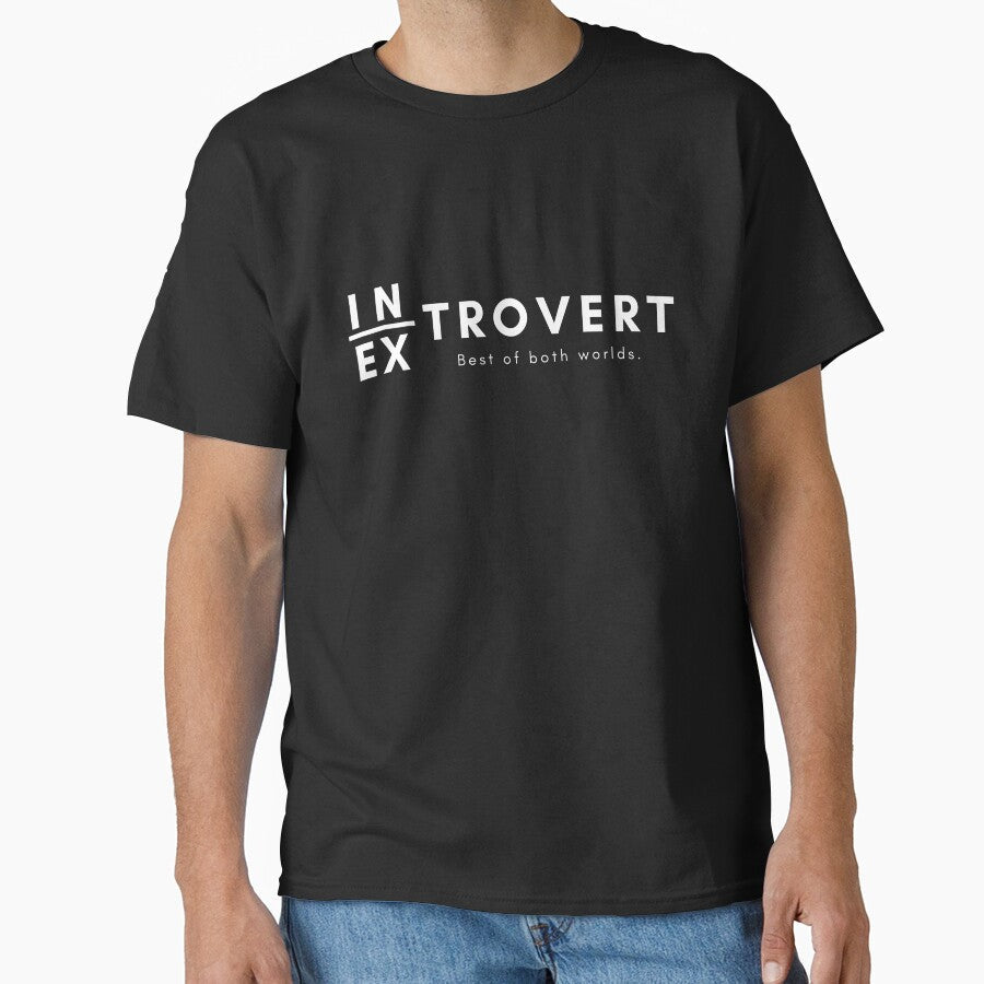 Ambivert introvert extrovert by lolora Unisex T-shirt, Sweatshirt, Hoodie, Long Sleeve Tee