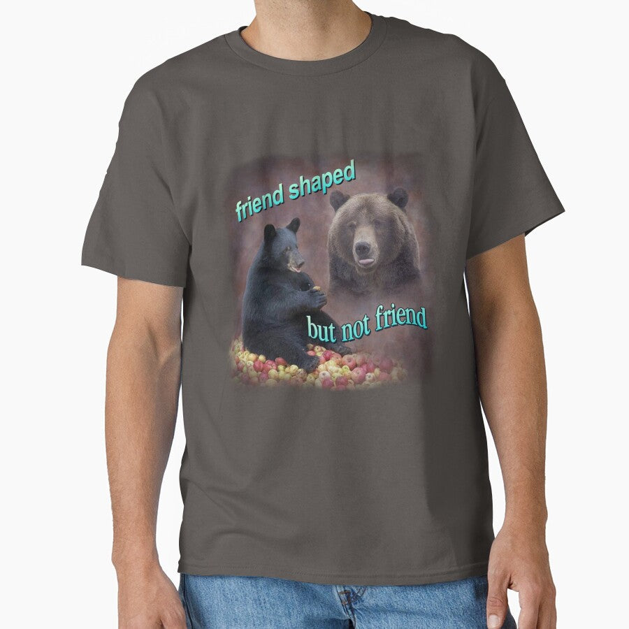 Bears friend shaped but not friend word art meme by snazzyseagull