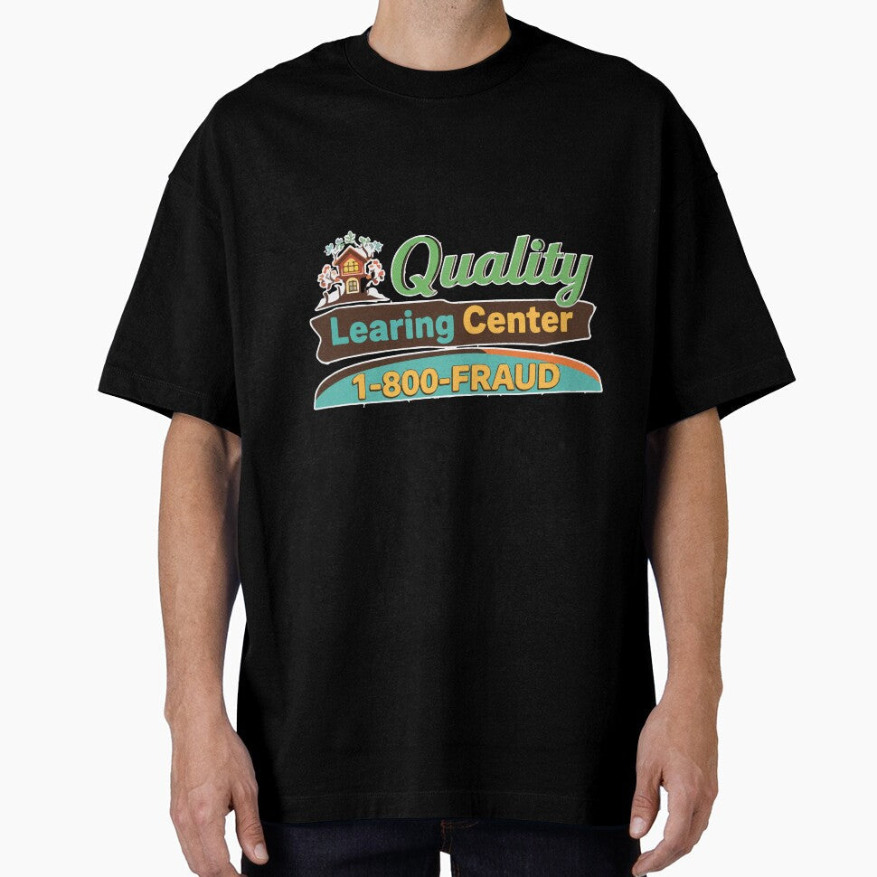 Funny Quality Learning Center 1 800 Fraud Parody Humor by kiralynstration