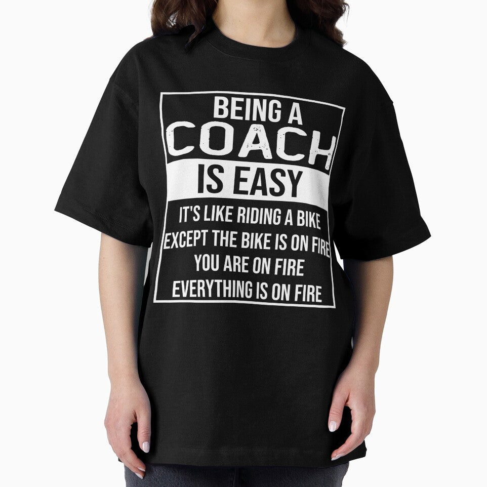 Funny coach saying: being a coach is easy coach gifts by alaechamlal