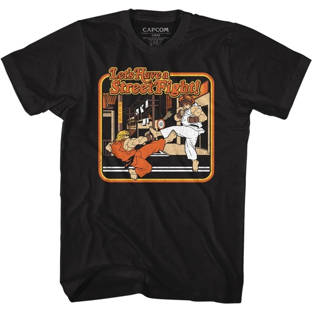 Street Fighter Storybook Style Black Gaming Shirt Unisex T-shirt, Sweatshirt, Hoodie, Long Sleeve Tee
